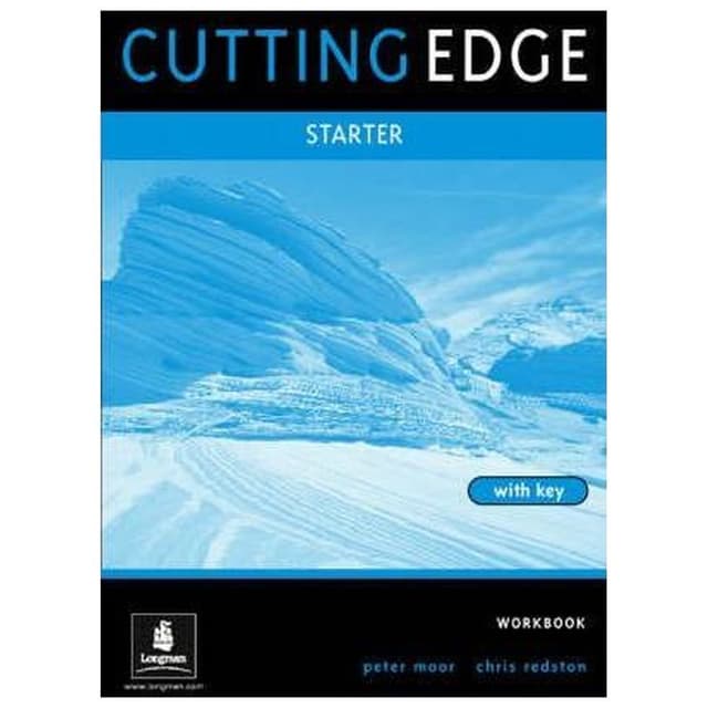 كتاب تعلم الانجليزية للأطفال كاتنج ايدج للمبتدئين  بيرسون Pearson Cutting Edge: Starter Workbook
