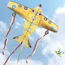 طائرة ورقية بتصميم طائرة من ديجيكو DJECO - Maxi Plane Kite