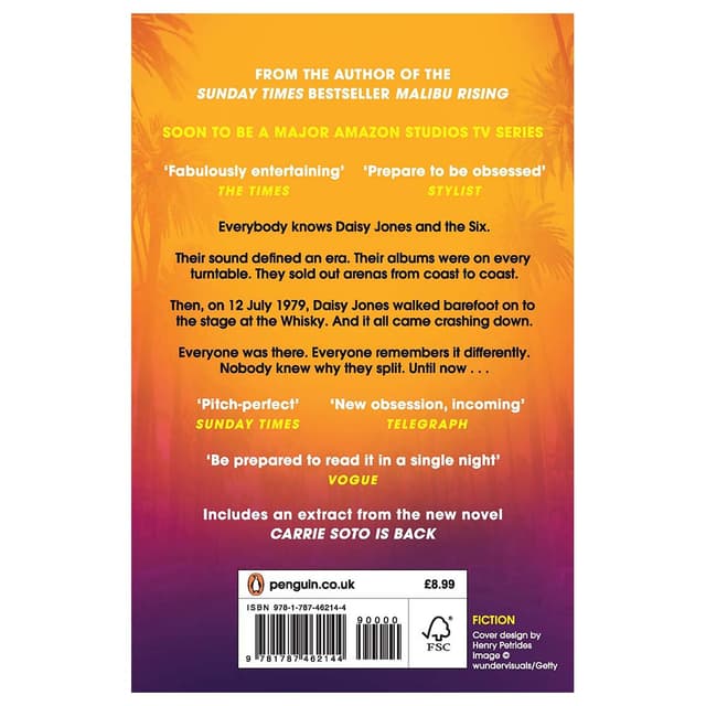 كتاب ديزي جونز والستة Daisy Jones And The Six