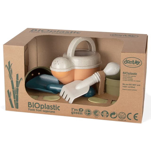 مجموعة أدوات الحديقة للاطفال من البلاستيك الحيوي من دانتوي Dantoy - Bioplastic Gardening Tools Set