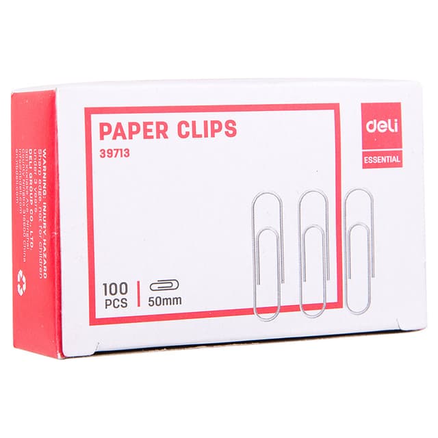Deli - Metal Paper Clip Size: 50mm