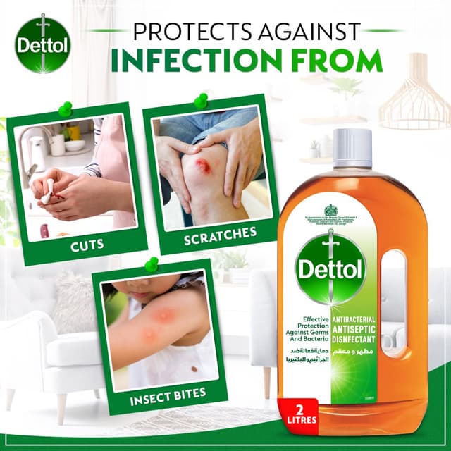 Dettol - Antiseptic Liquid 2L + 500ml