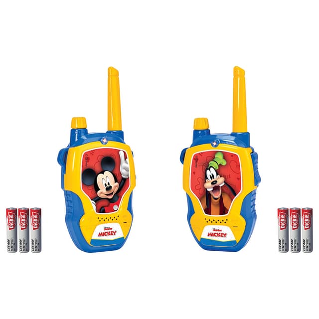 لعبة جهاز لاسلكي للأطفال 2 قطعة أصفر وأزرق ديكي Dickie Walkie Talkie