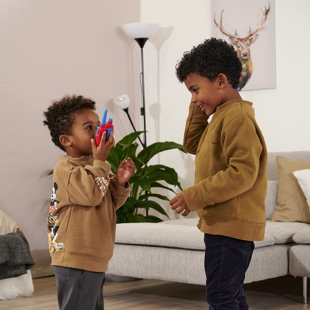 لعبة جهاز لاسلكي للأطفال 2 قطعة أزرق وأحمر ديكي Dickie Walkie Talkie