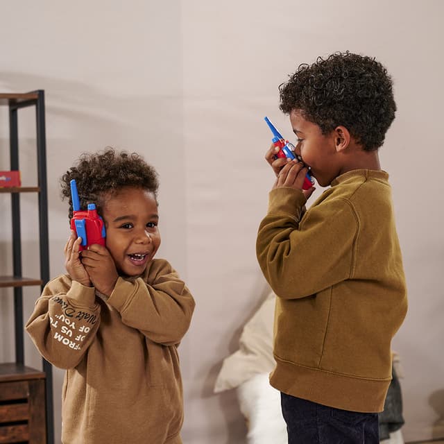 لعبة جهاز لاسلكي للأطفال 2 قطعة أزرق وأحمر ديكي Dickie Walkie Talkie