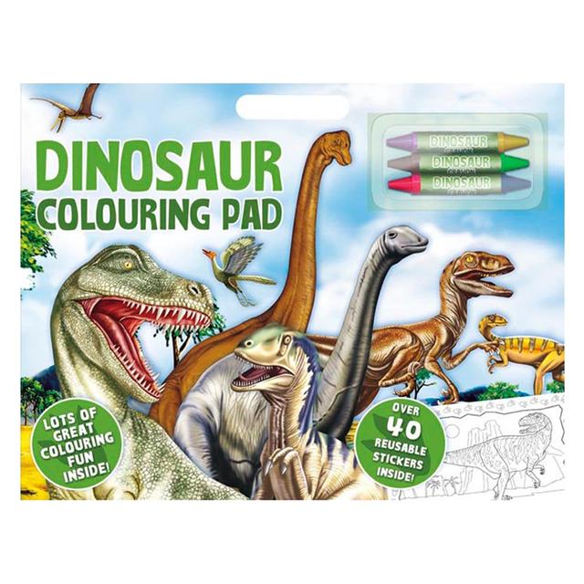 دفتر التلوين باللغة الإنجليزية أليجيتور بوكس Dinosaur Colouring Pad - SW1hZ2U6MjIxMjY4Mw==