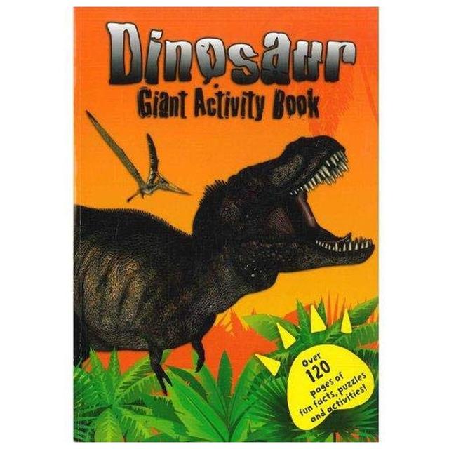 كتاب تعليمي للأطفال بعدد 120 صفحة أليجيتور بوكس Dinosaur Jumbo Activity Book - SW1hZ2U6MjIxMjY4MA==