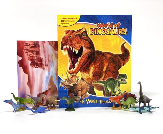 كتاب الديناصورات للأطفال باللغة الإنجليزية فيدال Dinosaurs 2021 My Busy Books