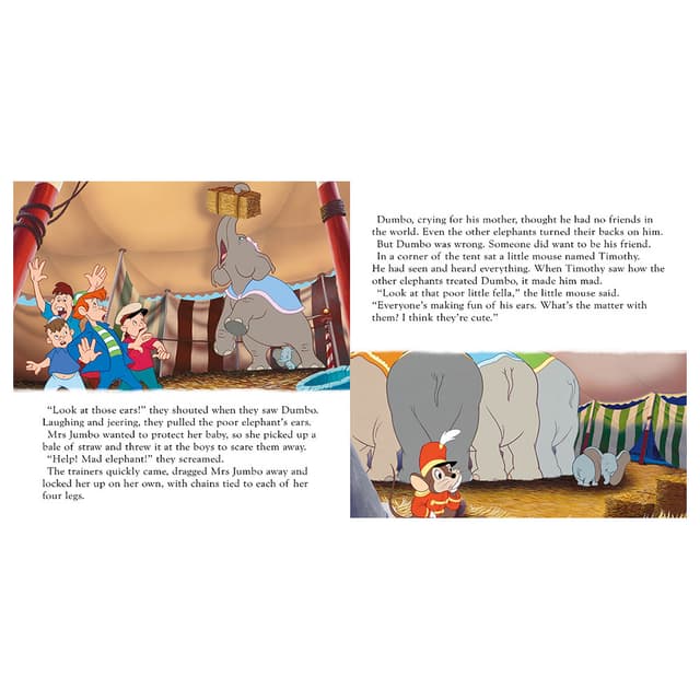 قصة أطفال دامبو باللغة الإنجليزية الخريف للنشر Disney Dumbo Story Book