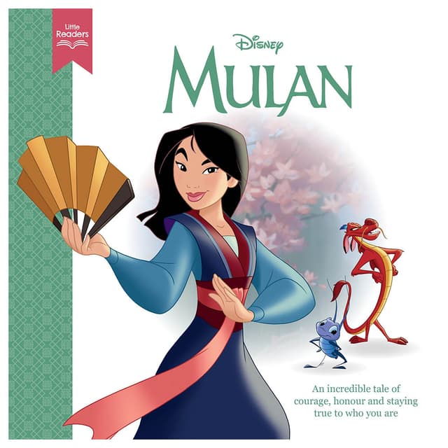 قصة أطفال مولان باللغة الإنجليزية الخريف للنشر Disney Mulan Story Book
