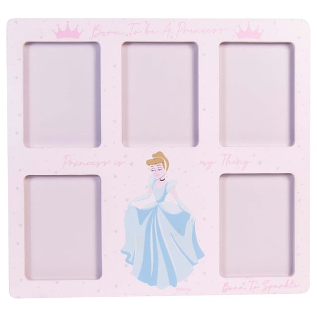 إطار صورخشب mdf سعة 5 صور ديزني Disney - Princess Photo Frame