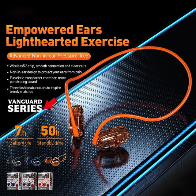 سماعة بلوتوث رياضيه 90 مللي أمبير WeKome Sports Bluetooth Earphone