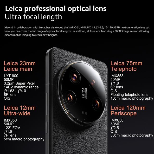 Xiaomi 14 Ultra 5G Smartphone Dual-Sim 16+512gb