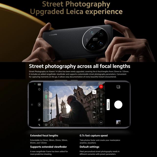 Xiaomi 14 Ultra 5G Smartphone Dual-Sim 16+512gb