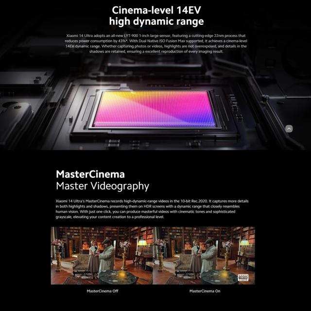 Xiaomi 14 Ultra 5G Smartphone Dual-Sim 16+512gb