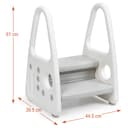 سلم اطفال بلاستيك 2 خطوة رمادي إيزي كيدز Eazy Kids 2 Step Stool