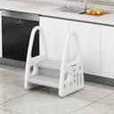 سلم اطفال بلاستيك 2 خطوة رمادي إيزي كيدز Eazy Kids 2 Step Stool