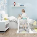 سلم اطفال بلاستيك 2 خطوة رمادي إيزي كيدز Eazy Kids 2 Step Stool