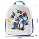 شنطة اطفال مصنوعة من البولي إيثيلين بتصميم دراجة ثلاثية الأبعاد من إيزي كيدس Eazy Kids - Backpack Bike - Blue