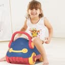 كرسي حمام للاطفال على شكل سيارة  مع دواليب من إيزي كيدس Eazy Kids - Car Potty - Blue