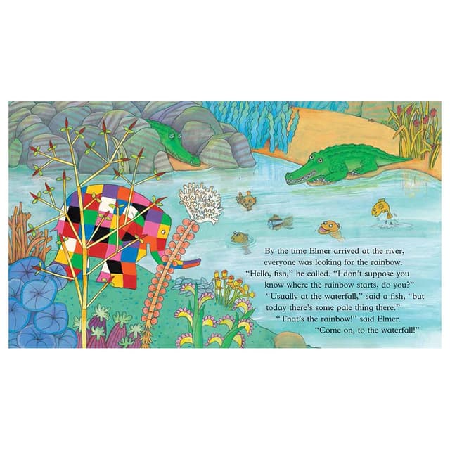 Elmer And The Rainbow - Book