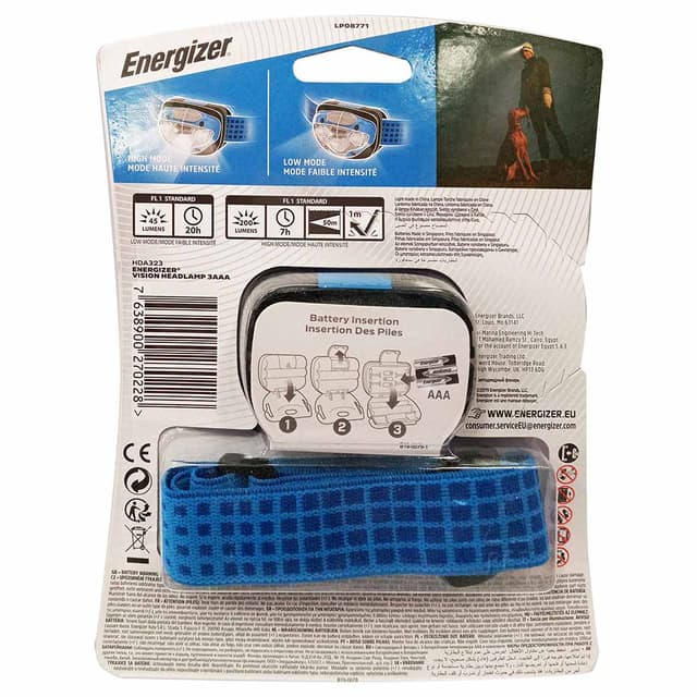 كشاف الرأس بقوة 200 لومن من إينيرجايزر Energizer - Led Headlight 200 Lumens