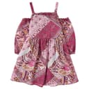 فستان بناتي ناعم لعمر 3-16 سنه اف جي فور كيدز خمري FG4 Kids Alice Dress