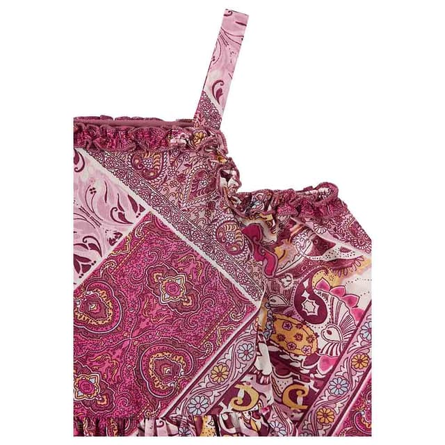 فستان بناتي ناعم لعمر 3-16 سنه اف جي فور كيدز خمري FG4 Kids Alice Dress