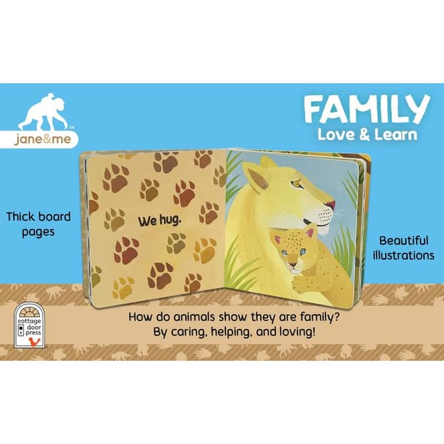 كتاب مصور للاطفال عن العائلة من دار نشر كوتاج دور Family