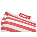 كرسي استرخاء مخطط بالابيض و الاحمر فاتبوي Fatboy Red and White Striped Relaxing Chair