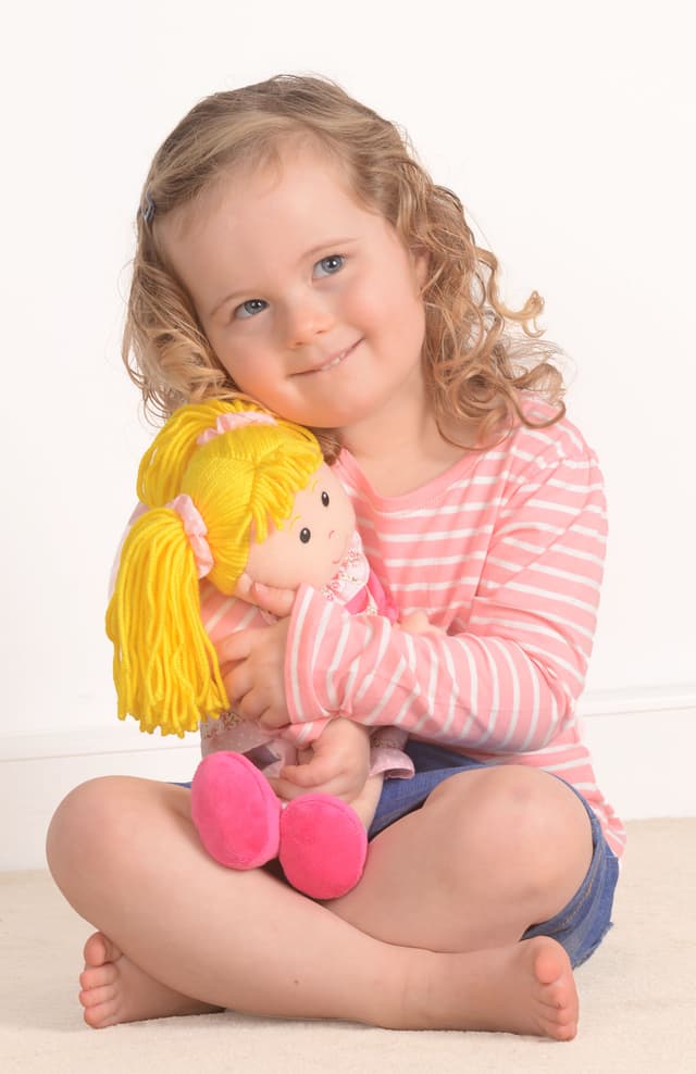 عروسة اطفال قماش فيستا كرافت غولديلوكس Fiesta Crafts - Goldilocks Rag Doll