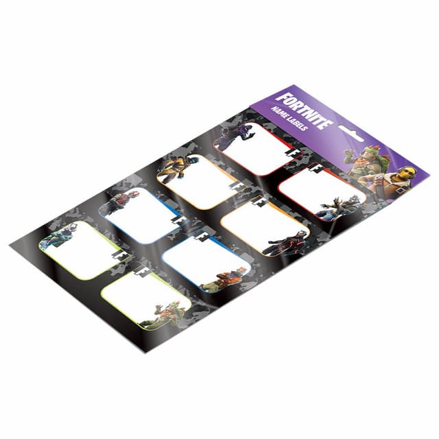 Fortnite Name Label - Black