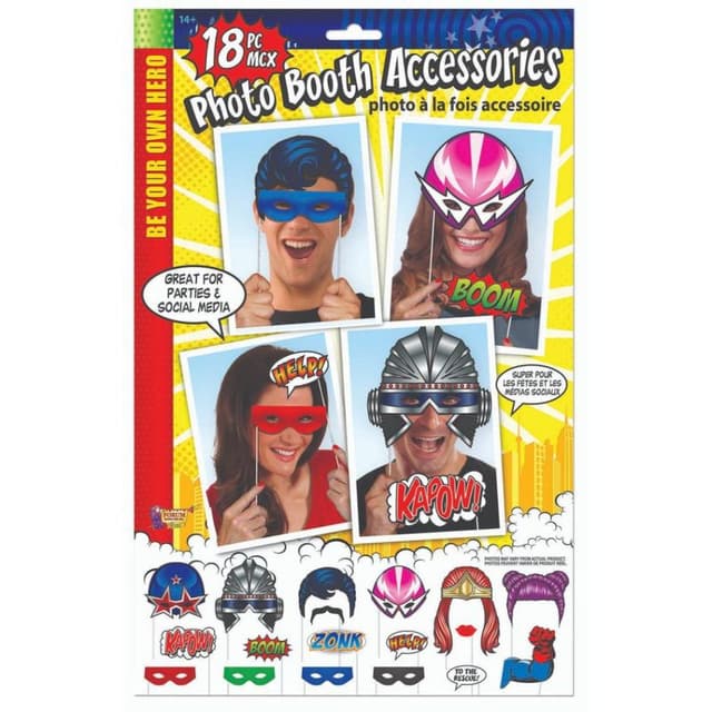 اقنعة تنكرية للاطفال بأشكال أبطال خارقين فورم Forum Hero Party Decor Photo Pro