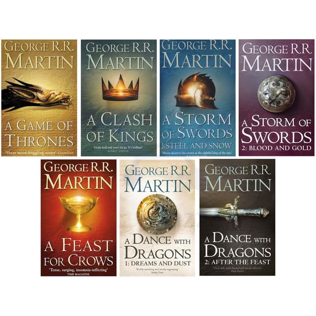 سلسلة صراع العروش مجموعة من 7 مجلدات Game of Thrones, 7 Volumes Set