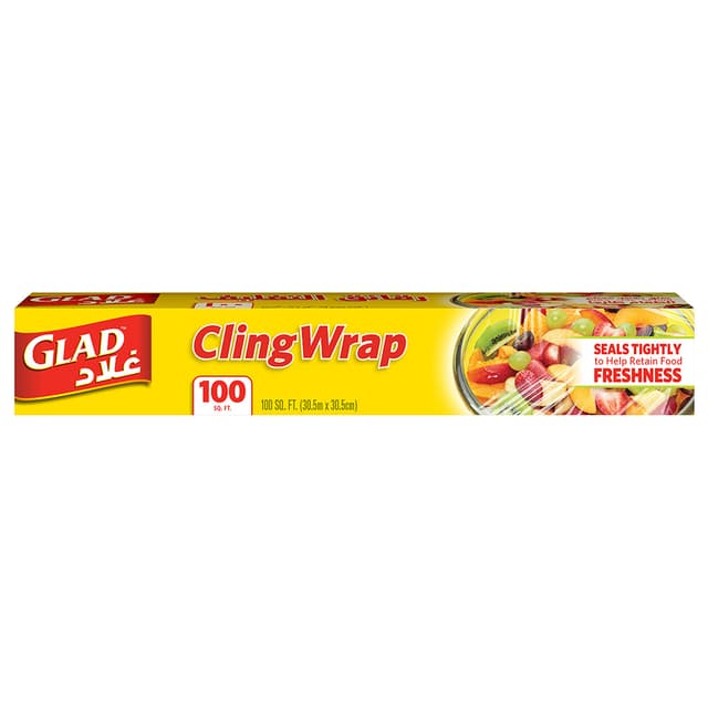 نايلون تغليف رول شفاف من جلاد Glad Cling Wrap Plastic Loop Clear