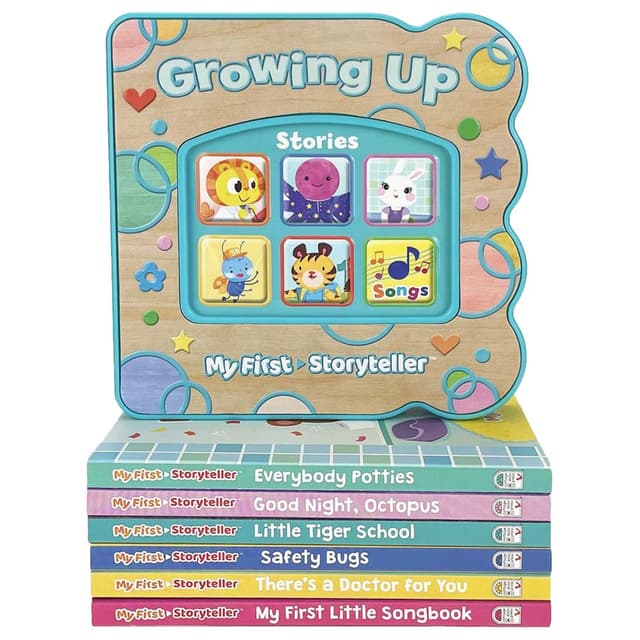 مجموعة كتب قصص النمو من 6 كتب للاطفال من عمر الولادة من دار نشر كوتاج دور Growing Up Stories - Set of 6 Books