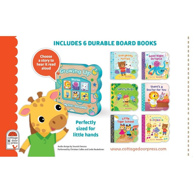 مجموعة كتب قصص النمو من 6 كتب للاطفال من عمر الولادة من دار نشر كوتاج دور Growing Up Stories - Set of 6 Books