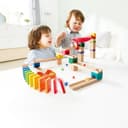 لعبة تركيب للاطفال 50 قطعة هيب Hape Crazy Rollers Stack Track