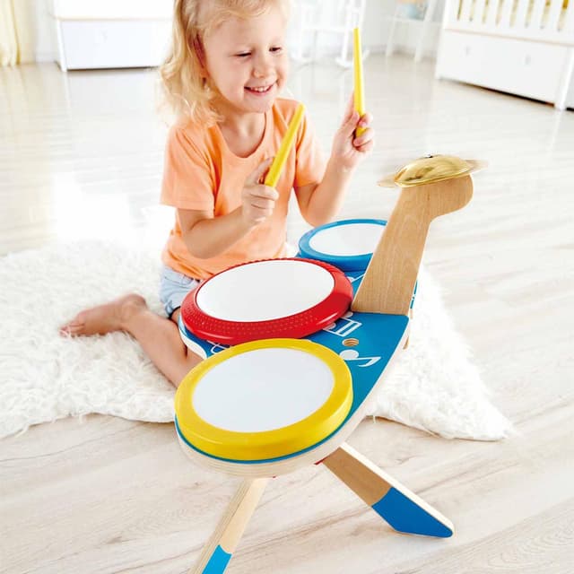 Hape - Drum And Cymbal Set - Musical Toy