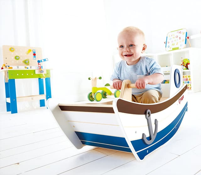 Order Hape - High Seas Wooden Boat Rocker Now! | Jomla.ae
