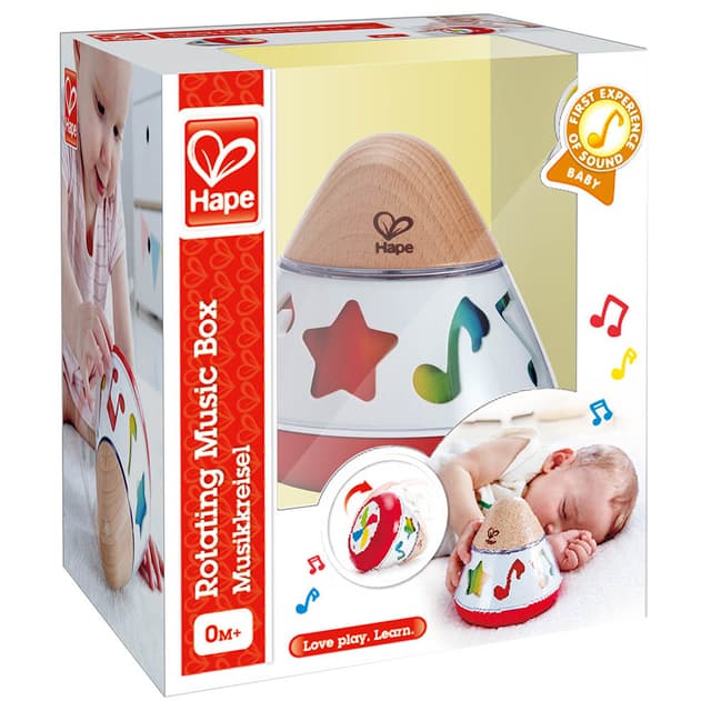 صندوق موسيقي دوار للأطفال هابي Hape - Rotating Music Box