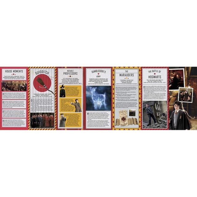كتاب تفاعلي "سحر منزل جريفندور" في سلسلة هاري بوتر صفحات قابلة للطي مع مقتنيات ورسومات سحرية من تايتان بوكس Harry Potter: Gryffindor Magic