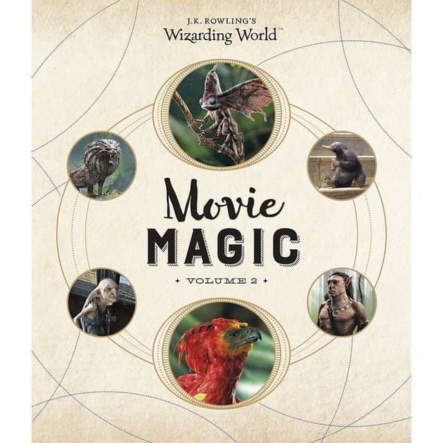 كتاب سحر الافلام الجزء الثاني 2 باللغة الانجليزية كواليس صناعة افلام هاري بوتر مع صور اصلية من ووكر بوكس Harry Potter Movie Magic 2