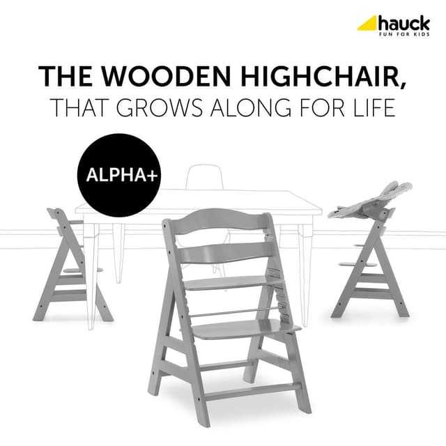 Hauck - Alpha+ High Chairs - Grey