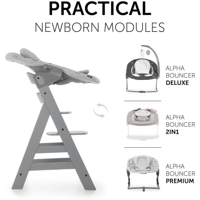 Hauck - Alpha+ High Chairs - Grey