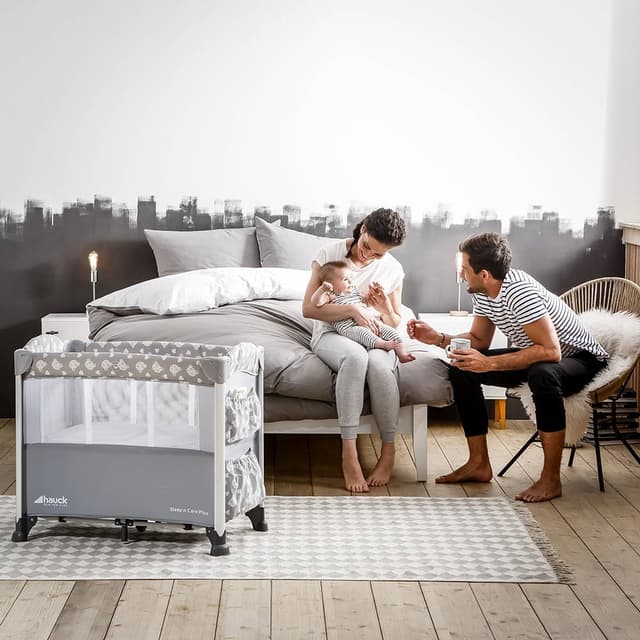 Hauck - Sleep N Care Plus - Teddy Grey