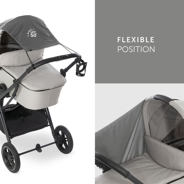 مظلة عربة الأطفال - رمادي من هاوك Hauck - Stroller Sunshade - Grey