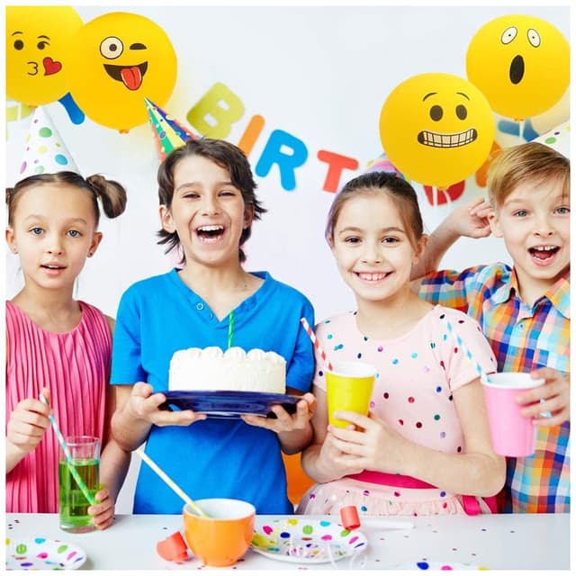 بالونات ايموجي 25 قطعة هايلاند Highland Emoji Balloons 25pcs