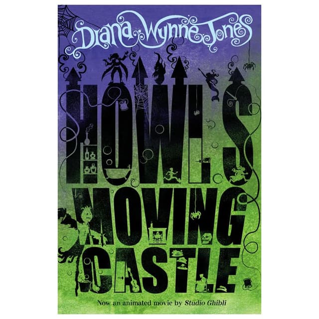 كتاب قلعة هاول المتحركة تأليف  ديانا وين جونز نشر هاربر كولينز Howl's Moving Castle