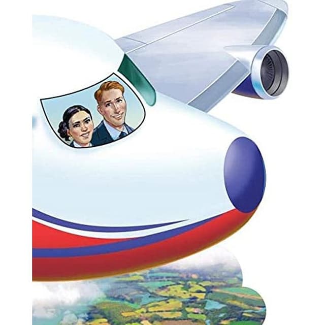 كتاب قصص للأطفال "أنا طائرة" مقدم من كارتويل بوكس I Am An Airplane